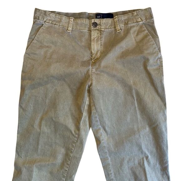 Gap Women's Girlfriend Chino Pants Green Size 4 - Picture 5 of 7